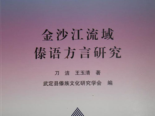 《金沙江流域傣族方言研究》在武定县公开发行